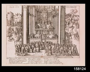Henri IV:n (1553-1610) vanhurskaus St. Denisissä 15. heinäkuuta 1593
