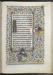 Lisää Ms 18850 f.285r Book of Hours (The Bedford Hours) n. 1410-30 (muste, väri ja kulta vellum)