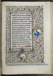 Lisää Ms 18850 f.286r Book of Hours (The Bedford Hours) n. 1410-30 (muste, väri ja kulta vellum)