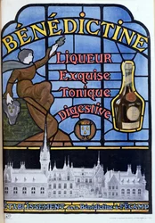 Mainos benediktiinilikööristä, 1900-luvun alku