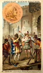 Guérin Boutron -suklaiden mainoskromolitografia (kromolitografia)