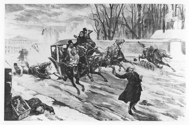 Aleksanteri II:n murha Pietarissa 13. maaliskuuta 1881