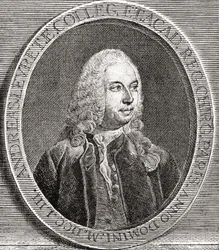 André Levret, 1703 1780. Ranskalainen synnytyslääkäri. Les Heures Libres, julkaistu 1908.