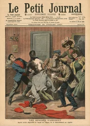 Apassit pitävät hauskaa, kuvitus "Le Petit Journalista", liitekuva, 28. heinäkuuta 1907