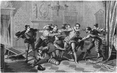 Lothringenin Henrik I:n, Guisen herttuan, joka tunnettiin lisänimellä Arpinaama (1550-1588), murha 23. joulukuuta