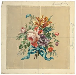 Aubusson design tuolin selkänojaan