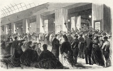 Banque - Societe Generale - viiden ja kahden frangin liikkeeseenlasku - 1871
