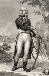 Barthelemy Louis Scherer (1747-1804) Louis Blancin (1811-82) teoksesta "Histoire de la Revolution Francaise".