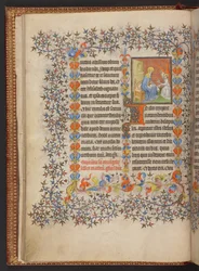Book of Hours, Add MS 32454 f.10v, Francefinnish