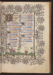 Book of Hours, Lisää MS 32454 f.4r, Ranska