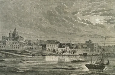 Buenos Aires 1860-luvulla (kaiverrus)