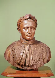 Napoleon I:n (1769-1821) rintakuva (kipsi)