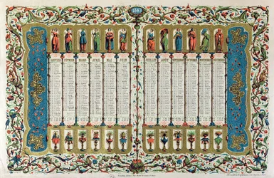 Kalenteri vuodelle 1843