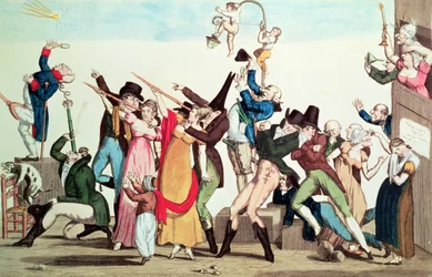 Karikatyyri vuoden 1811 komeetta, noin 1811