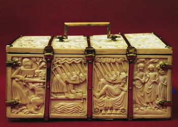 Arkku, jossa kohtauksia romanssikirjallisuudesta, 1330-luku