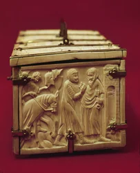 Arkku, jossa kohtauksia romanssikirjallisuudesta, 1330-luku
