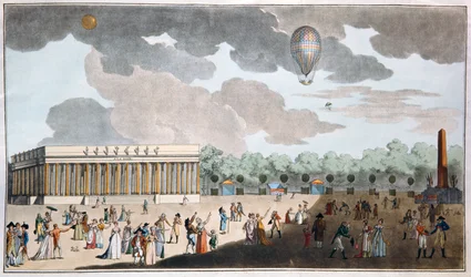 Bastille-päivän juhliminen 14. heinäkuuta Champs Elysees