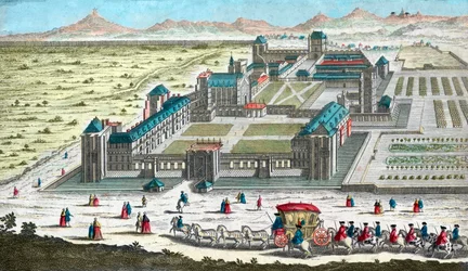 Chateau de Vincennes lähellä Pariisia - 1700-luvulla