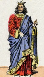 Childeric I, salialaisten frangin kuningas (436-481).