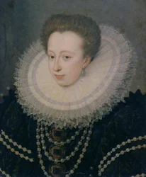 Christine of Lorraine (öljy kankaalle)