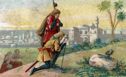 1800-luvun lopun kromolitografia.