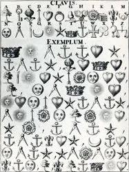 Koodattu kieli Cryptographiasta tai Johann Balthasar Fridericin salainen kirjoitus ja todellinen kirjeenvaihto, julkaistu Hampurissa vuonna 1685