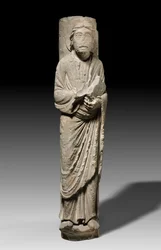 Apostolin pylväshahmo, Châlons-sur-Marne, n. 1180 (kalkkikivi)