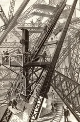 Eiffel-tornin rakentaminen, Pariisi