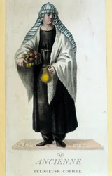 Koptilainen nunna Egyptissä 1700-luvulla