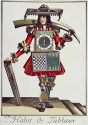 Tabletierin puku, n. 1700