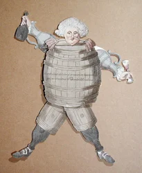 Louis Riquetin (1754-95) Vicomte de Mirabeaun leikkaus, n. 1790 (katso myös 104552)
