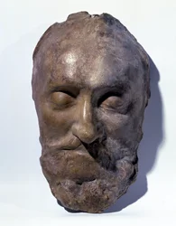 Ranskan kuninkaan Henri IV:n (1553-1610) kuolemanaamio (vaha)