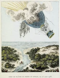 Pilâtre de Rozier et Romainin kuolema