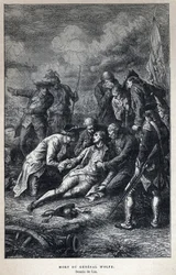 Löytyi Kanada: Kenraali James Wolfen (1727-1759) brittiarmeija kuoli Quebecin taistelussa 13. syyskuuta