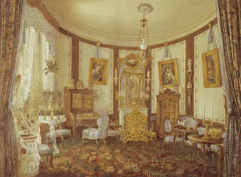 Chateau de Sachen salonki (wc paperilla)