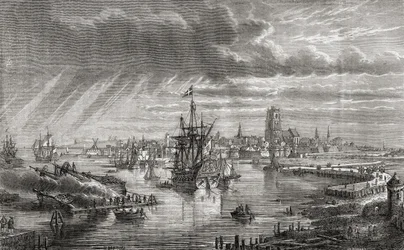 Dunkerque, Ranska, 1700-luvulla, Hildibrandin kaivertamasta Louis Blancin (1811-82) Histoire de la Revolution Francaisesta, 1847-62