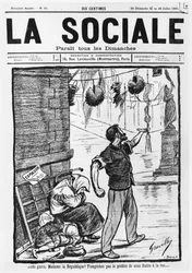 Häätö, etukansi La Socialesta, 21.-28.7.1895