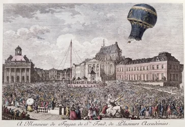 Montgolfierin veljesten koe Versailles