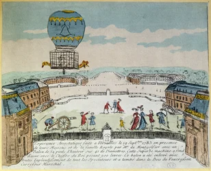 Montgolfierin veljesten koe Versailles