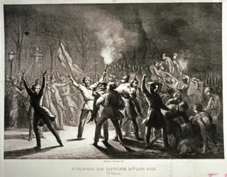 Helmikuun vallankumous 1848 (litografia)