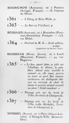 Le Douanier Rousseaun ensimmäinen osallistuminen Salon dAutomnessa, luettelo, sivu 150, Pariisi, 1905
