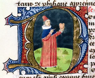 Fol.38v The Heart, Aldebrande de Florencen Traite de Medecine, 1356