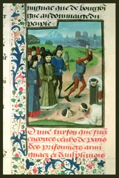Fr 2680 f.268 Vankien teloitus, 1418
