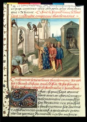 Fr 6465 f.96 Charlemagnen Aix La Chapellen kirkon rakentaminen (742-814)