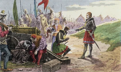 Francois 1st, Bayardin Chevalier-ase, Marignanissa - Kuva 1800-luvulla.