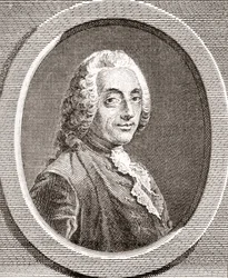 François-Augustin de Paradis de Moncrif, 1687-1770. ranskalainen kirjailija ja runoilija. Les Heures Libres, julkaistu 1908.