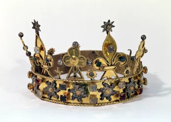 Philippe of Francen (1342-1404) hautakruunu 1404 (kulta, helmet ja jalokivet)