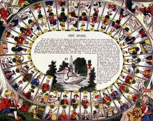 Hanhen peli. 1800-luvulla.