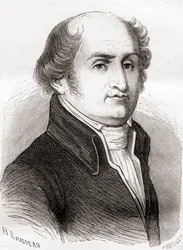 Gilbert Romme, teoksesta Les Merveilles de la Science, julkaistu noin vuonna 1870 (kaiverrus).