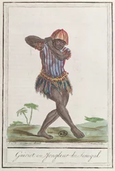 Senegalin Griot tai Minstrel, 1796